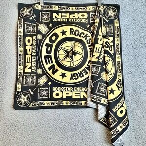 ROCKSTAR Energy Drink OPEN Bandana Rag Headwrap PDX Sports Event Set Of 2